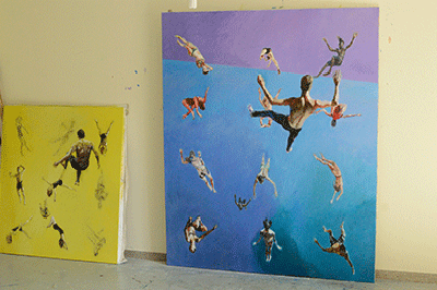 Painting Falling Together